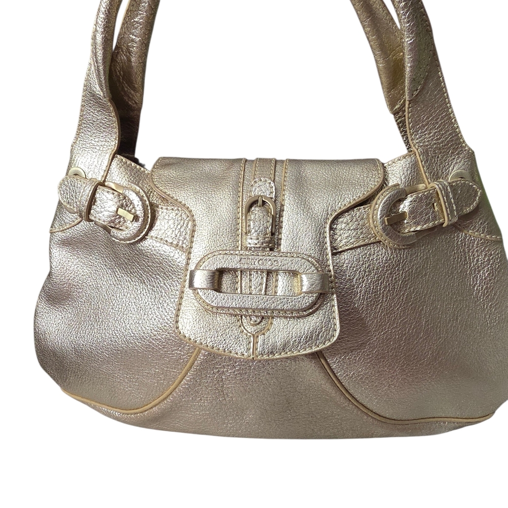 Jimmy Choo Gold Shoulder Bag